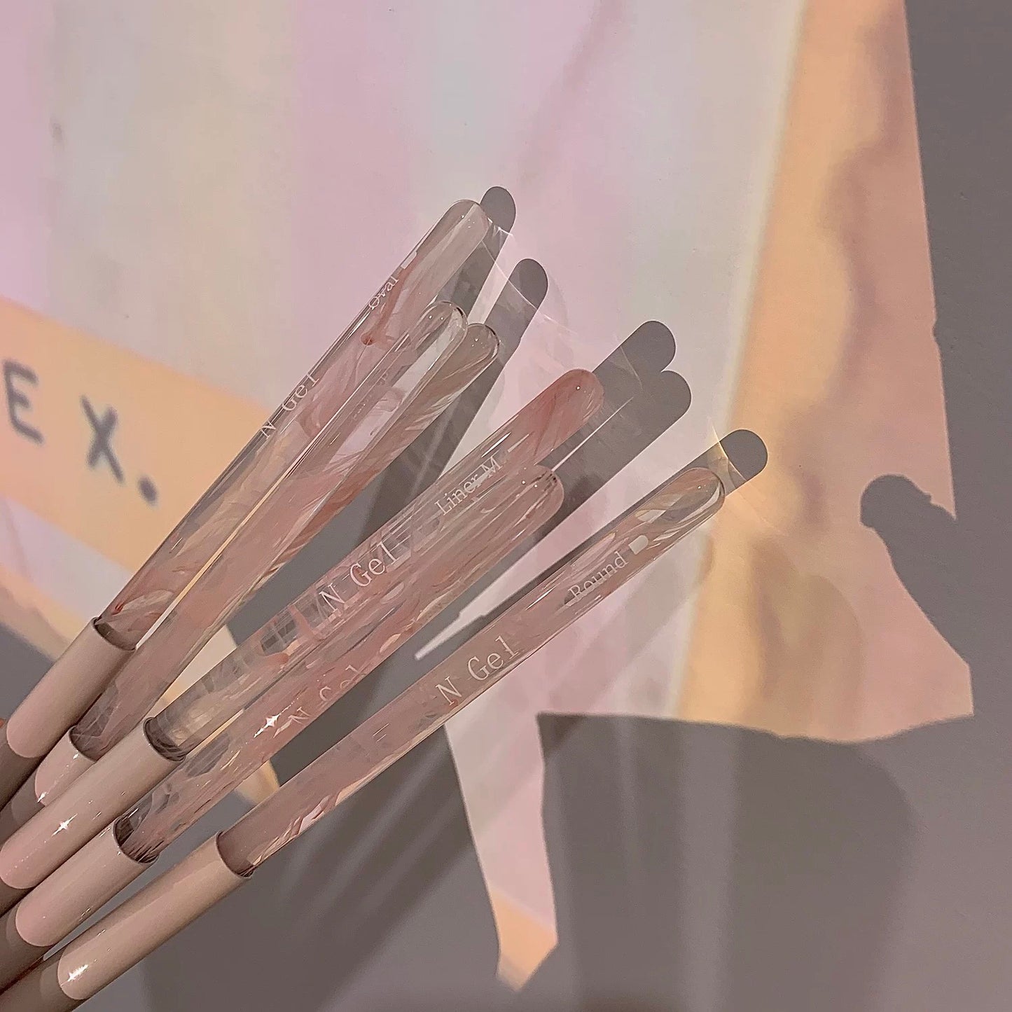 NGEL Sakura Nail Brush Set