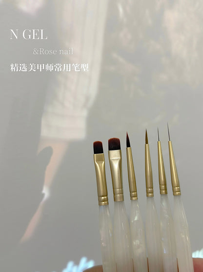 NGEL x Rose Nail Brush Set
