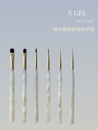 NGEL x Rose Nail Brush Set