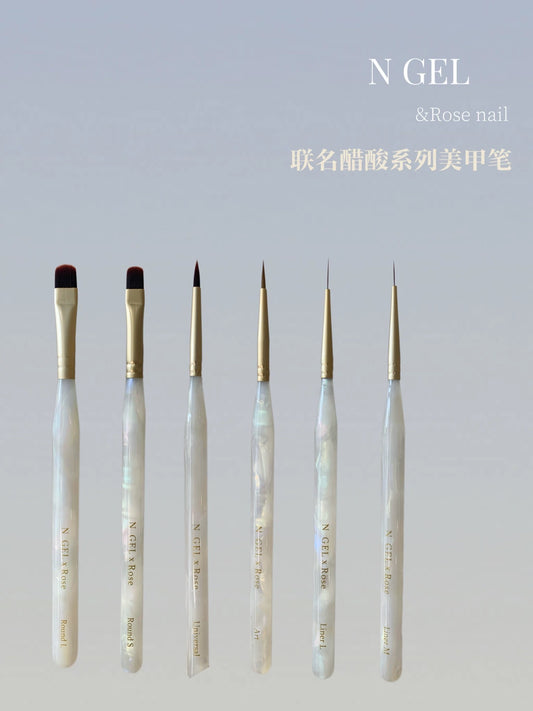 NGEL x Rose Nail Brush Set